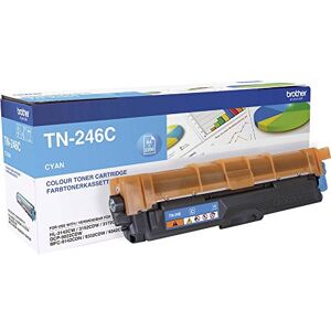 Brother TN-246C Toner Cartridge, Cyan, Single Pack, High Yield, includes 1 x Toner Cartridge, Genuine Supplies Brother TN-246C Toner Cartridge, Cyan, Single Pack, High Yield, includes 1 x Toner Cartridge, Genuine Supplies