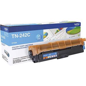 Brother TN-242C Toner Cartridge, Cyan, Single Pack, Standard Yield, includes 1 x Toner Cartridge, Genuine Supplies Brother TN-242C Toner Cartridge, Cyan, Single Pack, Standard Yield, includes 1 x Toner Cartridge, Genuine Supplies