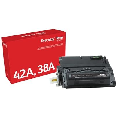 Xerox Everyday Compatible HP 38A Q5942A/ Q1338A Black Toner, Standard Capacity Xerox Everyday Compatible HP 38A Q5942A/ Q1338A Black Toner, Standard Capacity