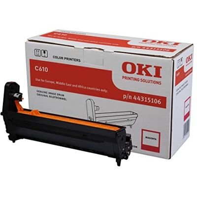 Oki C610 Laser Drum Unit Page Life 20000pp Magenta Ref 44315106 Oki C610 Laser Drum Unit Page Life 20000pp Magenta Ref 44315106