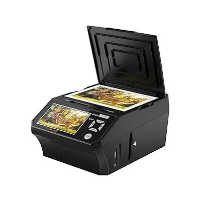 DigitPro 22MP Photo Slide Scanner for 135Negative, Slide & Photo with 5“ LCD Screen Negative Scanner Convert 135/110 film, Slides, Photos & business cards to Digital JPEGs. 8GB SD Included. Standalone scanner DigitPro 22MP Photo Slide Scanner for 135Negative, Slide & Photo with 5“ LCD Screen Negative Scanner Convert 135/110 film, Slides, Photos & business cards to Digital JPEGs. 8GB SD Included. Standalone scanner