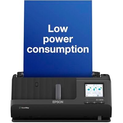 Epson ES-C380W Ultra-compact Desktop Scanner, Wi-Fi 30ppm Auto Feed, PC-Free Colour Scanner with 2-Sided Scanning and Auto Document Feeder (ADF) for PC and Mac Epson ES-C380W Ultra-compact Desktop Scanner, Wi-Fi 30ppm Auto Feed, PC-Free Colour Scanner with 2-Sided Scanning and Auto Document Feeder (ADF) for PC and Mac
