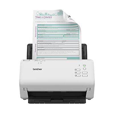 Brother ADS-4300N Desktop Document Scanner SuperSpeed USB 3.0 Double-sided Advanced Image Capture, UK Plug Brother ADS-4300N Desktop Document Scanner SuperSpeed USB 3.0 Double-sided Advanced Image Capture, UK Plug