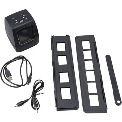 Nucelit Compactly Negatives Film Scanner for 35mm and 135mm Negatives, Ideal for Family Users Historical Document Preservation Old Photo Digitizer Nucelit Compactly Negatives Film Scanner for 35mm and 135mm Negatives, Ideal for Family Users Historical Document Preservation Old Photo Digitizer