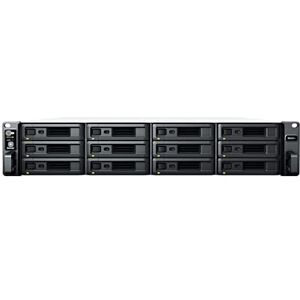 Synology RackStation RS2421RP+ NAS server 12 bays rack-mountable SATA 6Gb/s RAID 0, 1, 5, 6, 10, JBOD RAM 4 GB Gigabit Ethernet iSCSI 2U Synology RackStation RS2421RP+ NAS server 12 bays rack-mountable SATA 6Gb/s RAID 0, 1, 5, 6, 10, JBOD RAM 4 GB Gigabit Ethernet iSCSI 2U