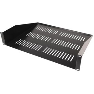 PULSE 19” 2U Vented Rack Shelf, 370mm Depth, Heavy Duty 1.5mm Steel, Black Powder Coated, Rackmount Storage for Servers, Audio Equipment, Electronics RKSV-2U370 PULSE 19” 2U Vented Rack Shelf, 370mm Depth, Heavy Duty 1.5mm Steel, Black Powder Coated, Rackmount Storage for Servers, Audio Equipment, Electronics RKSV-2U370