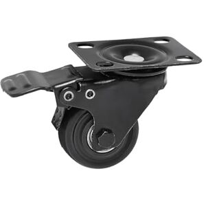 V7 Rack Caster Kit - 4 Black Rubber Wheels for V7 Racks & Carts V7 Rack Caster Kit - 4 Black Rubber Wheels for V7 Racks & Carts