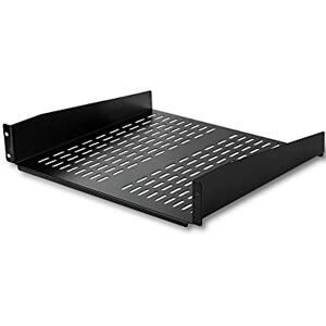 StarTech .com 2U Server Rack Shelf Universal Vented Rack Mount Cantilever Tray for 19" Network Equipment Rack & Cabinet Heavy Duty Steel Weight Capacity 50lb/23kg 16" Deep Shelf (CABSHELFV) StarTech .com 2U Server Rack Shelf Universal Vented Rack Mount Cantilever Tray for 19" Network Equipment Rack & Cabinet Heavy Duty Steel Weight Capacity 50lb/23kg 16" Deep Shelf (CABSHELFV)