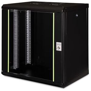 Digitus Network cabinet 19-inch rack 12U Wall mounted 450mm depth load capacity 100kg Unique Series black Digitus Network cabinet 19-inch rack 12U Wall mounted 450mm depth load capacity 100kg Unique Series black