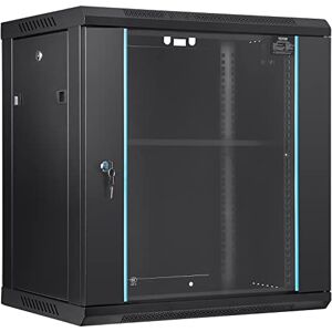 VEVOR 12U Wall Mount Network Server Cabinet, 15.5'' Deep, Server Rack Cabinet Enclosure, 200 lbs Max. Ground-mounted Load Capacity, with Locking Glass Door Side Panels, for IT Equipment, A/V Devices VEVOR 12U Wall Mount Network Server Cabinet, 15.5'' Deep, Server Rack Cabinet Enclosure, 200 lbs Max. Ground-mounted Load Capacity, with Locking Glass Door Side Panels, for IT Equipment, A/V Devices