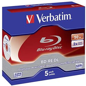 Verbatim BR BD-RE Dual-Layer 50GB scratchGuard 5p Verbatim BR BD-RE Dual-Layer 50GB scratchGuard 5p
