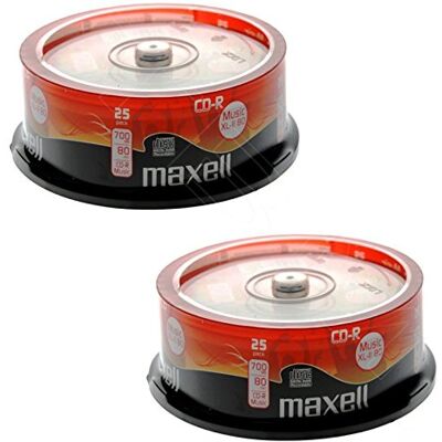 Maxell CD-R 80 Music XL2 Spindle 50 Maxell CD-R 80 Music XL2 Spindle 50