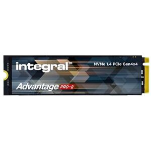Integral 4TB Advantage Pro-2 M.2 2280 PCIe Gen4 X4 NVMe 1.4 SSD Up to 7200MB/s read & 6200MB/s write Run Cooler Technology No Heatsink Improved Reliability For Gaming Editing Rendering & more Integral 4TB Advantage Pro-2 M.2 2280 PCIe Gen4 X4 NVMe 1.4 SSD Up to 7200MB/s read & 6200MB/s write Run Cooler Technology No Heatsink Improved Reliability For Gaming Editing Rendering & more