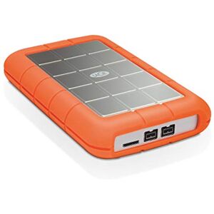 LaCie Rugged Triple 1 TB External Hard Drive Portable HDD – USB 3.0 FireWire 800 Compatible for Mac and PC Computer Desktop Workstation Laptop (STEU1000400)