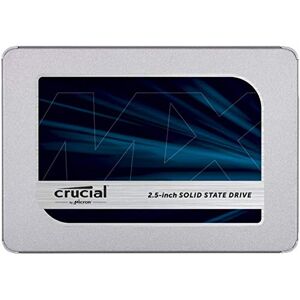 Crucial MX500 2TB CT2000MX500SSD1(Z)-Up to 560 MB/s, 3D NAND, SATA, 2.5 Inch, Internal SSD, Metallique, Solid State Drive