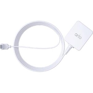Arlo Certified Accessory, Outdoor Magnetic Charging Cable, 25 ft, Designed for Essential 2 (+XL) Security Cameras, White Arlo Certified Accessory, Outdoor Magnetic Charging Cable, 25 ft, Designed for Essential 2 (+XL) Security Cameras, White