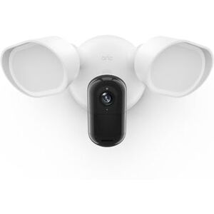 Arlo Floodlight Security Camera Outdoor, Wired, Quality 2K HDR, 160° Wide Angle, Weatherproof, Colour Night Vision, Built-in Siren, Up to 2000 Lumen, 2-Way Talk, Secure Trial Included, 1 Camera Arlo Floodlight Security Camera Outdoor, Wired, Quality 2K HDR, 160° Wide Angle, Weatherproof, Colour Night Vision, Built-in Siren, Up to 2000 Lumen, 2-Way Talk, Secure Trial Included, 1 Camera