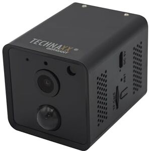 Technaxx Mini Wifi IP Camera TX-190 FullHD Small Security Indoor Wireless Hidden Nanny Cam with APP PIR motion detection, 100° Viewing Angle, 3200 mAh Battery, Night Vision Technaxx Mini Wifi IP Camera TX-190 FullHD Small Security Indoor Wireless Hidden Nanny Cam with APP PIR motion detection, 100° Viewing Angle, 3200 mAh Battery, Night Vision