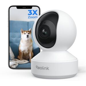 Reolink 4K Indoor Camera with 3X Optical Zoom, Pet Camera, Baby Monitor, Crying Sound Detection, Privacy Mode, Human/Pet Auto Tracking, 2.4/5GHz WiFi 6 Home Security Camera, 8MP Night vision, E1 Zoom Reolink 4K Indoor Camera with 3X Optical Zoom, Pet Camera, Baby Monitor, Crying Sound Detection, Privacy Mode, Human/Pet Auto Tracking, 2.4/5GHz WiFi 6 Home Security Camera, 8MP Night vision, E1 Zoom