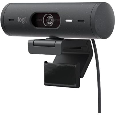 Logitech Brio 500 Full HD Webcam with Auto Light Correction, show Mode, Dual Noise Reduction Mics,Graphite Logitech Brio 500 Full HD Webcam with Auto Light Correction, show Mode, Dual Noise Reduction Mics,Graphite