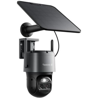 Reolink TrackMix PTZ Solar Security Camera Outdoor Wireless, 4K Dual Lens WiFi Camera with Auto Tracking & Auto Zoom, 30m Color Night Vision, AI Detection, 2-Way Audio, IP66 Waterproof, Solar Powered Reolink TrackMix PTZ Solar Security Camera Outdoor Wireless, 4K Dual Lens WiFi Camera with Auto Tracking & Auto Zoom, 30m Color Night Vision, AI Detection, 2-Way Audio, IP66 Waterproof, Solar Powered