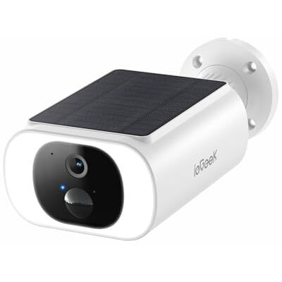 ieGeek No Subscription Fee 2K Solar Security Camera Outdoor Wireless with Built-in Solar Panel, Battery CCTV Camera System, Outdoor Camera Home WiFi Security Camera,Color Night Vision,Motion Detection ieGeek No Subscription Fee 2K Solar Security Camera Outdoor Wireless with Built-in Solar Panel, Battery CCTV Camera System, Outdoor Camera Home WiFi Security Camera,Color Night Vision,Motion Detection