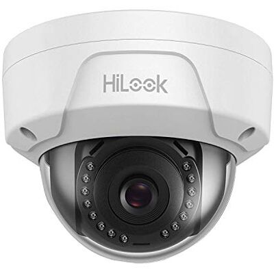 Hikvision HiLook By IPC-D121H-M 4 mm Lens 2 MP IP PoE Dome Network Camera Vandal Proof With 30 m Night Vision White Hikvision HiLook By IPC-D121H-M 4 mm Lens 2 MP IP PoE Dome Network Camera Vandal Proof With 30 m Night Vision White