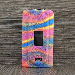 ORIN Texture Silicone Case for VOOPOO VMATE 200W TC Box Mod Box Kit Mod Protective Antislip Duarble Sleeve Cover Wrap Skin Decal（Rainbow）