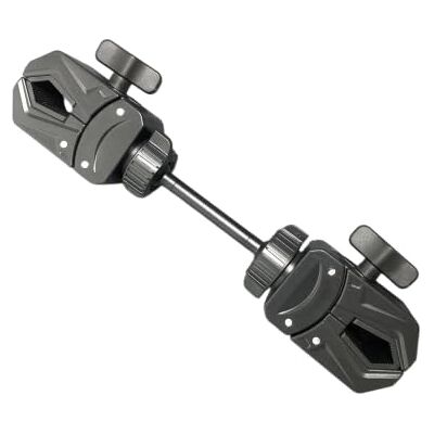 Kaeltsyn Double Clamp Mount for Live Streaming Equipment, 220MM Two-Clamp Extension Structure, 360-Degree Joint Control, for Cameras and Reflectors in Photography Setups Kaeltsyn Double Clamp Mount for Live Streaming Equipment, 220MM Two-Clamp Extension Structure, 360-Degree Joint Control, for Cameras and Reflectors in Photography Setups