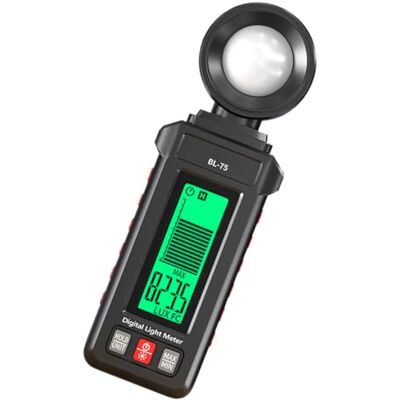 Alksubbm Multifunctional Light Meter with Multiple Measurement Modes Multiple Measurement Modes with Clear LCD Screen for Environmental Study and Photography with Practical Size Alksubbm Multifunctional Light Meter with Multiple Measurement Modes Multiple Measurement Modes with Clear LCD Screen for Environmental Study and Photography with Practical Size