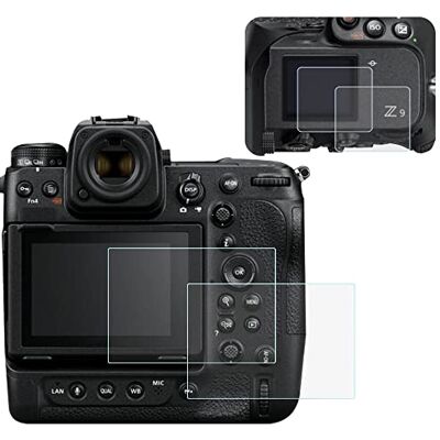 Fire Rock Top+LCD TG Screen Protectors for Nikon Z9 Z8 Camera-2Sets Tempered Glass Screen FIlm for Nikon Z9 z8 DSLR, Ultra-Clear, Anti-Scratch, High Hardness, Camera Screen Cover Fire Rock Top+LCD TG Screen Protectors for Nikon Z9 Z8 Camera-2Sets Tempered Glass Screen FIlm for Nikon Z9 z8 DSLR, Ultra-Clear, Anti-Scratch, High Hardness, Camera Screen Cover