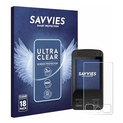 Savvies Protection Film compatible with Bosch Kiox 400C 18 Pack Clear Screen Protection Made in Germany Anti-Scratch Transparent Foil Savvies Protection Film compatible with Bosch Kiox 400C 18 Pack Clear Screen Protection Made in Germany Anti-Scratch Transparent Foil