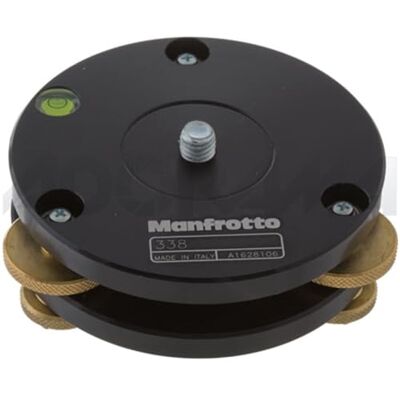 Manfrotto 338 Levelling Base Black Tripod – Tripod (600 g, Aluminium, black) Manfrotto 338 Levelling Base Black Tripod – Tripod (600 g, Aluminium, black)