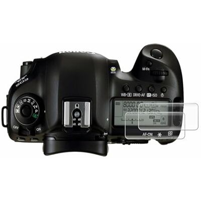 brotect Protection Film compatible with Canon EOS 5D Mark IV (top plate display) 2 Pack Clear Screen Protection Made in Germany 3D Curved Full-Cover Transparent Case-Friendly brotect Protection Film compatible with Canon EOS 5D Mark IV (top plate display) 2 Pack Clear Screen Protection Made in Germany 3D Curved Full-Cover Transparent Case-Friendly