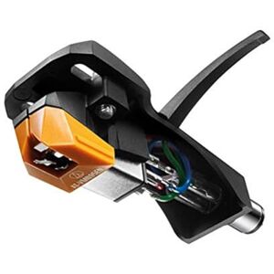 Audio Technica AT-VM95EN/H Headshell/Dual Moving Magnet Cartridge (Black/Orange) Audio Technica AT-VM95EN/H Headshell/Dual Moving Magnet Cartridge (Black/Orange)