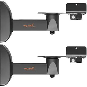 myWall HB7L Speaker Wall Mount Universal Wall Mount for Speakers Tilting and Swivelling Bracket for Boxes with Load up to 15 kg Set of 2 myWall HB7L Speaker Wall Mount Universal Wall Mount for Speakers Tilting and Swivelling Bracket for Boxes with Load up to 15 kg Set of 2