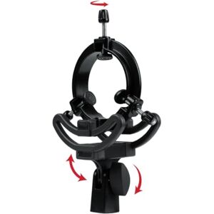 Gator Frameworks Deluxe Universal Shock Mount for Condenser Microphones 18-55mm Diameter (GFW-MIC-SM1855) Black Gator Frameworks Deluxe Universal Shock Mount for Condenser Microphones 18-55mm Diameter (GFW-MIC-SM1855) Black