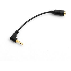 SYSTEM-S Adaptor Cable 3.5 mm Jack AUX Stereo Angle Male to 3.5 mm Jack AUX Stereo Socket 3 Pin Female SYSTEM-S Adaptor Cable 3.5 mm Jack AUX Stereo Angle Male to 3.5 mm Jack AUX Stereo Socket 3 Pin Female