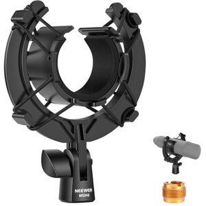 NEEWER Microphone Shock Mount, Mic Holder for Stand & Boom Arm with Elastic Ropes & 3/8" to 5/8" Screw Adapter, Fits Mics of 1.8" to 2" (46 to 50mm) Diameter, MS048 NEEWER Microphone Shock Mount, Mic Holder for Stand & Boom Arm with Elastic Ropes & 3/8" to 5/8" Screw Adapter, Fits Mics of 1.8" to 2" (46 to 50mm) Diameter, MS048