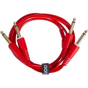UDG Audio Cable Set 1/4'' Jack 1/4'' Jack Red Straight 1,5m UDG Audio Cable Set 1/4'' Jack 1/4'' Jack Red Straight 1,5m
