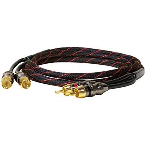 Dynavox Perfect Sound Stereo RCA Cable Gold-Plated Contacts Suitable for Audio Devices with RCA Connectors such as Amplifiers, CD Players, AV Receivers, Colour Black/Red, Length 1.5 m Dynavox Perfect Sound Stereo RCA Cable Gold-Plated Contacts Suitable for Audio Devices with RCA Connectors such as Amplifiers, CD Players, AV Receivers, Colour Black/Red, Length 1.5 m