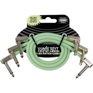 Ernie Ball Flex Patch Cable 12in Glow in Dark 3 Pack Ernie Ball Flex Patch Cable 12in Glow in Dark 3 Pack
