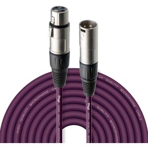 Stagg SMC10 CPP 10 m XLR to XLR Microphone Cable Purple Stagg SMC10 CPP 10 m XLR to XLR Microphone Cable Purple