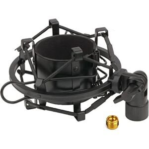 WEYMIC Black Universal Microphone Shock Mount for Large Diameter Condenser Mic Metal WEYMIC Black Universal Microphone Shock Mount for Large Diameter Condenser Mic Metal