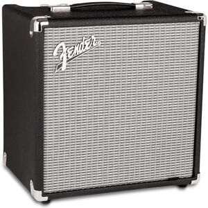 Fender Rumble 25, Bass Amp, 25W, Suitable For Electric Bass Guitar, Black/Silver Fender Rumble 25, Bass Amp, 25W, Suitable For Electric Bass Guitar, Black/Silver