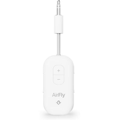 Twelve South AirFly Pro 2, Bluetooth Adapter, Pair 2 AirPods, White Pair 2 AirPods or Wireless Headphones – 3.5mm AUX Bluetooth Transmitter and Receiver for Cars, Boats, Treadmills, TVs & More Twelve South AirFly Pro 2, Bluetooth Adapter, Pair 2 AirPods, White Pair 2 AirPods or Wireless Headphones – 3.5mm AUX Bluetooth Transmitter and Receiver for Cars, Boats, Treadmills, TVs & More