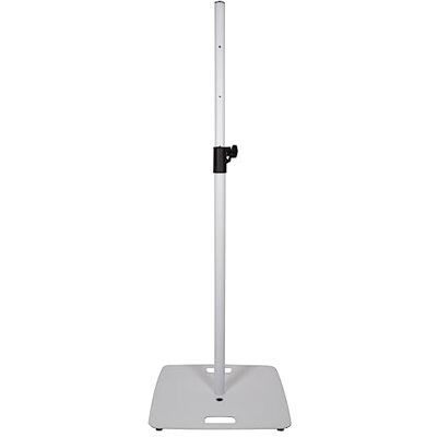 QTX Maximum Stability Speaker Stand with Adjustable Height White 104-182cm QTX Maximum Stability Speaker Stand with Adjustable Height White 104-182cm