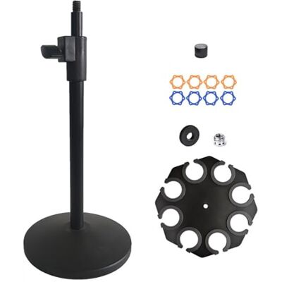 Piceioep Professional Polygonalal Mic Mount Holder 130MM Metal Plate Shock Proof Base for Studio Documentation Metal Clamp Base Piceioep Professional Polygonalal Mic Mount Holder 130MM Metal Plate Shock Proof Base for Studio Documentation Metal Clamp Base