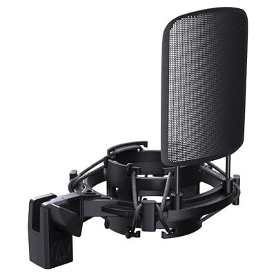 FGDTREE Professional Shock Mount for AT2020 AT2035 AT2050 Microphones with Double Suspension Isolation and Metal Construction Professional Mic Suspension Stand FGDTREE Professional Shock Mount for AT2020 AT2035 AT2050 Microphones with Double Suspension Isolation and Metal Construction Professional Mic Suspension Stand