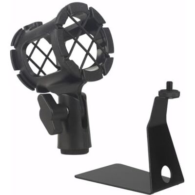 Cosqeae Lightweight Anti-Vibration Microphone Shock Mount Clip for Portable Devices with Easy Angle Pickup Isolation Mount Cosqeae Lightweight Anti-Vibration Microphone Shock Mount Clip for Portable Devices with Easy Angle Pickup Isolation Mount